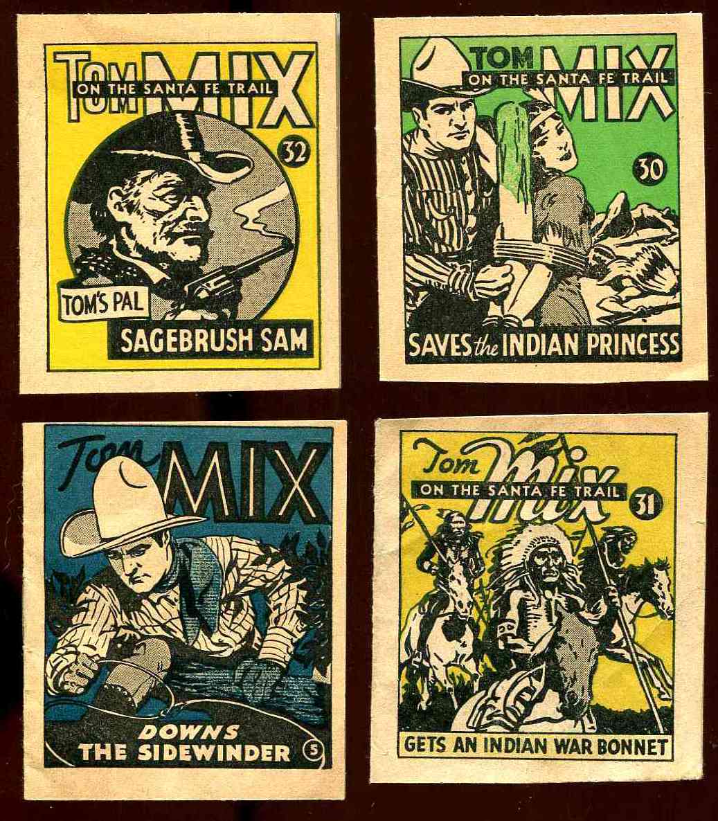 1934 Tom Mix # 5 - 8-page mini booklet (National Chicle) n cards value