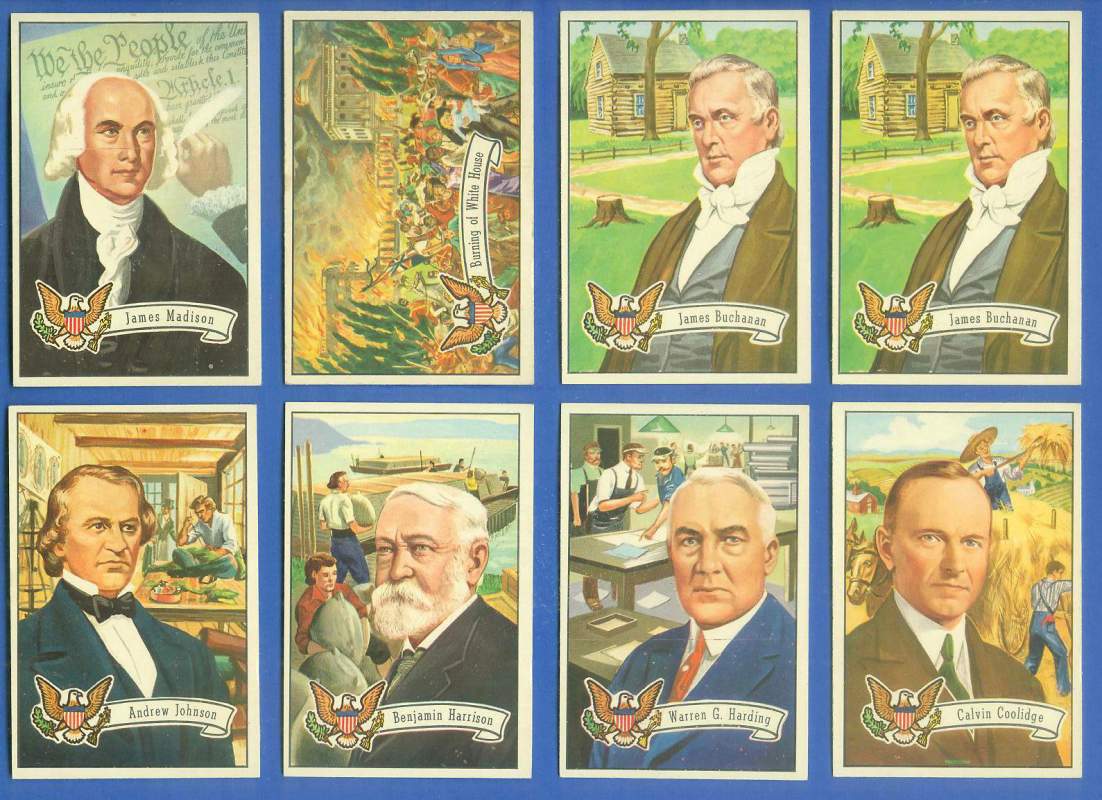 1956 Topps U.S. PRESIDENTS #18 James Buchanan n cards value
