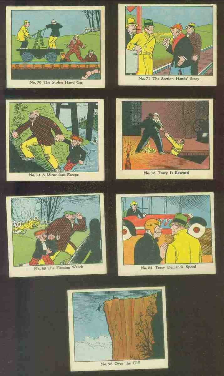 1937 Dick Tracy #76 Tracy is Rescued n cards value