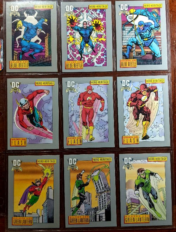  1991 DC COMICS - BULK LOT (460+) assorted cards n cards value