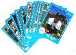  1987 Star Company ROGER CLEMENS BLUE - Complete STICKER set (10 cards)