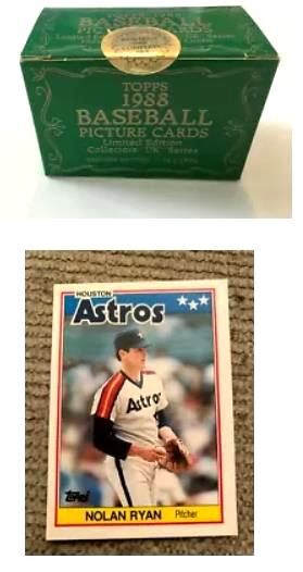 1988 Topps - LIMITED EDITION 'UK' Series - COMPLETE FACTORY BOXED SET (88) Baseball cards value