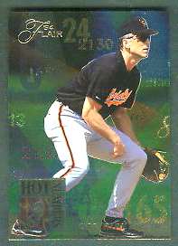 1994 Flair - HOT NUMBERS - Complete 10-card Insert Set Baseball cards value