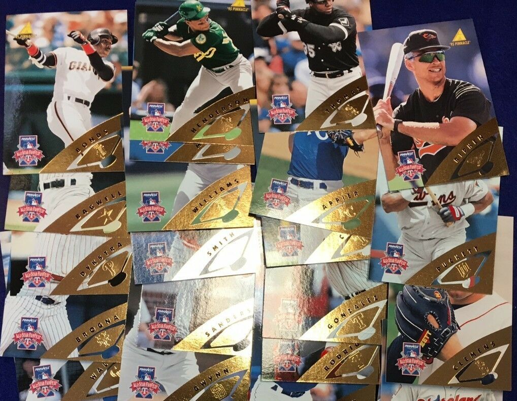 1995 Pinnacle - ALL-STAR FANFEST - Complete Insert Set (30 cards) Baseball cards value