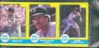  Wade Boggs - 1986 Star Company YELLOW Complete Stickers Set IN PANELS !
