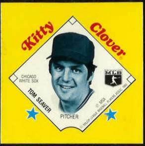  1985 Kitty Clover MSA Disc PROOF - Tom Seaver (White Sox) Baseball cards value