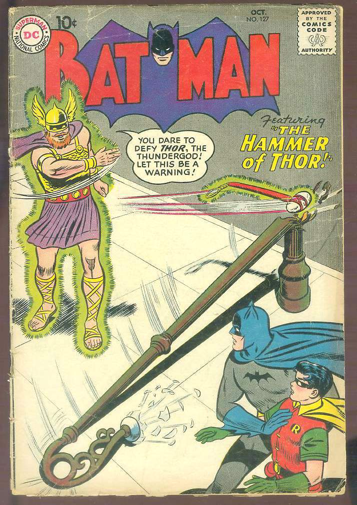  Comic: BATMAN #127 (1959) Baseball cards value
