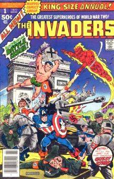  Comic: INVADERS  KING-Size ANNUAL #1 (1977) Baseball cards value