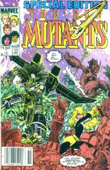  Comic: NEW MUTANTS #86 [First CABLE cameo] (1990) Baseball cards value