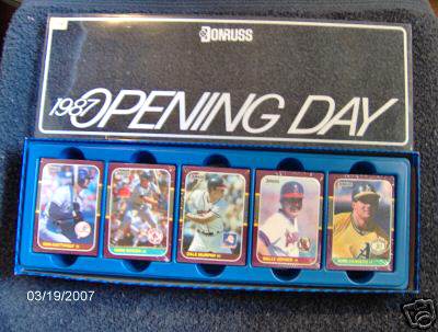 1987 Donruss OPENING DAY -  Near Complete FACTORY SET (271/272 cards) Baseball cards value