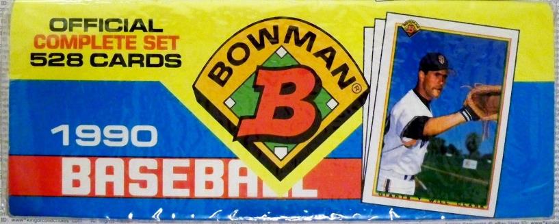 1990 Bowman - COMPLETE FACTORY SET (528 cards) Baseball cards value