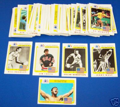  1983/84 Greatest Olympians - COMPLETE SET (99 cards) Baseball cards value