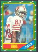1986 Topps Football card front