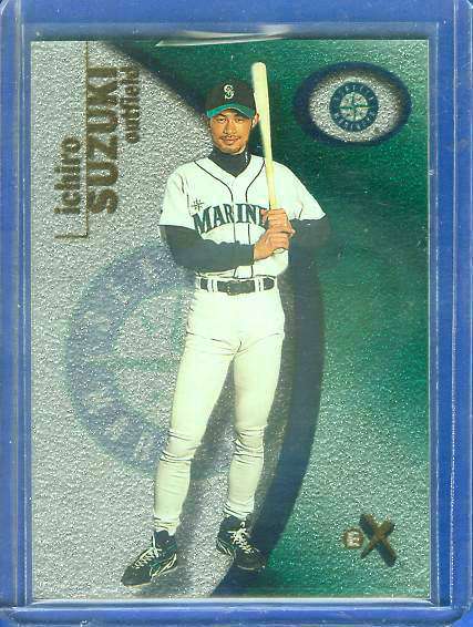 2001 E-X #105 ICHIRO ROOKIE (Mariners) Baseball cards value