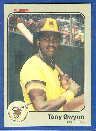 1983 Fleer #360 Tony Gwynn ROOKIE (HALL-of-FAMER) (Padres) Baseball cards value