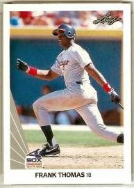 Frank Thomas - 1990 Leaf #300 ROOKIE (White Sox) Baseball cards value