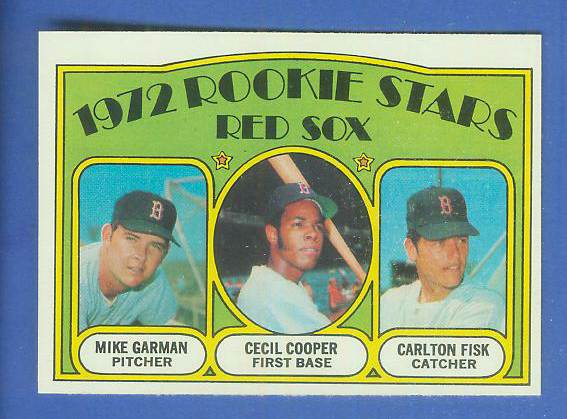 1972 Topps # 79 Carlton Fisk ROOKIE (Red Sox) Baseball cards value