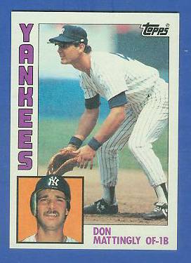 Don Mattingly - 1984 Topps #..8 ROOKIE (Yankees) Baseball cards value