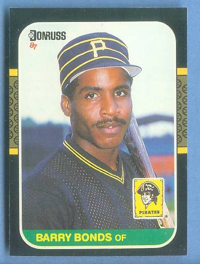 Barry Bonds - 1987 Donruss #361 ROOKIE (NM/MINT to NEAR MINT) Baseball cards value