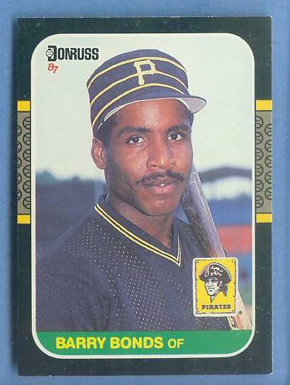Barry Bonds - 1987 Donruss #361 ROOKIE (NEAR MINT to NM/MINT) Baseball cards value
