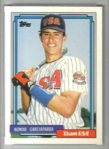 Nomar Garciaparra - 1992 Topps Traded #39T USA ROOKIE (Red Sox) Baseball cards value