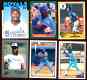 Bo Jackson -  Lot of (6) different ROOKIE cards (Royals)