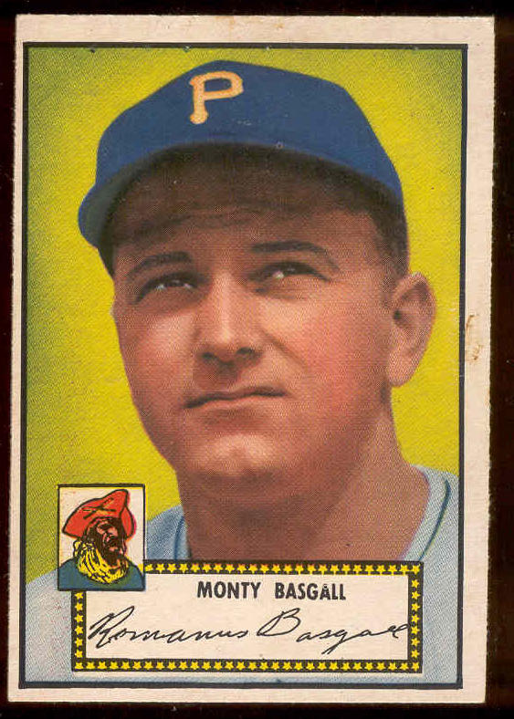 1952 Topps #.12 Monty Basgall (Pirates) Baseball cards