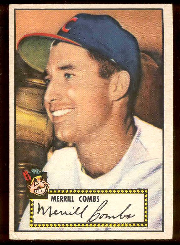 1952 Topps #.18 Merrill Combs (Indians) Baseball cards