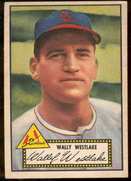 1952 Topps #.38 Wally Westlake (Cardinals) Baseball cards