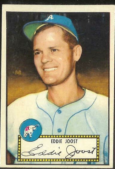 1952 Topps #.45 Eddie Joost RED-BACK (Philadelphia A's) Baseball cards