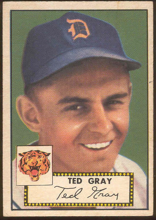 1952 Topps #.86 Ted Gray [#a] (Tigers) Baseball cards value