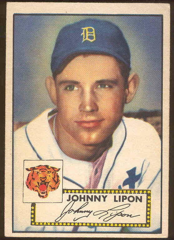 1952 Topps #.89 Johnny Lipon (Tigers) Baseball cards value