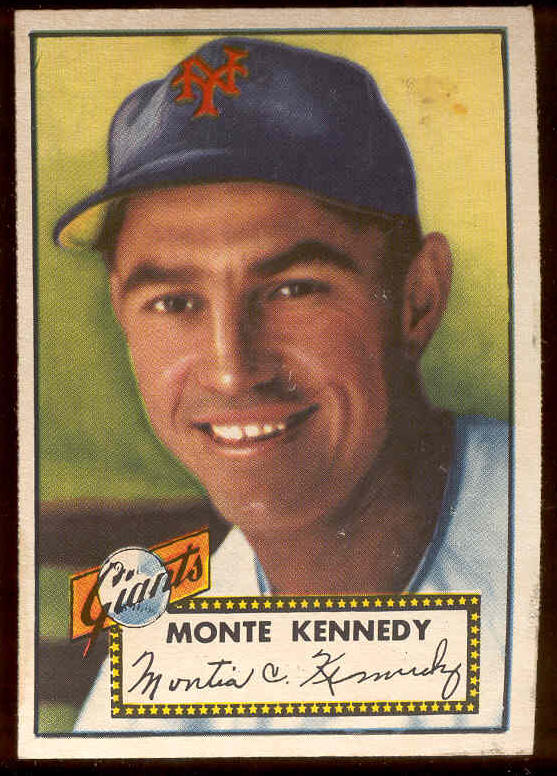 1952 Topps #124 Monte Kennedy (NY Giants) Baseball cards value