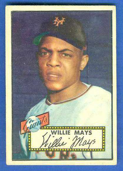 1952 Topps #261 Willie Mays [#a] (NY Giants) Baseball cards value