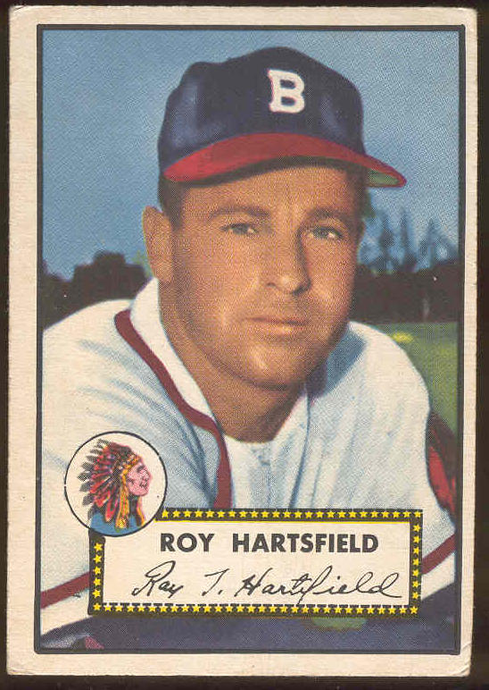 1952 Topps #264 Roy Hartsfield (Boston Braves) Baseball cards value