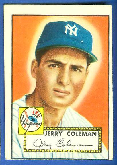 1952 Topps #237 Jerry Coleman (Yankees) Baseball cards value