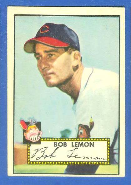 1952 Topps #268 Bob Lemon [#a] (Indians) Baseball cards value