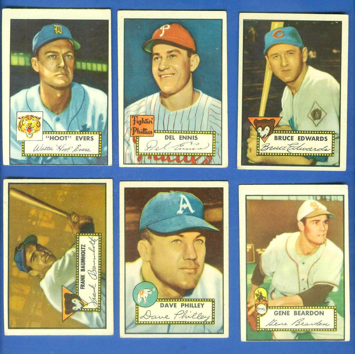 1952 Topps #223 Del Ennis (Phillies) Baseball cards value