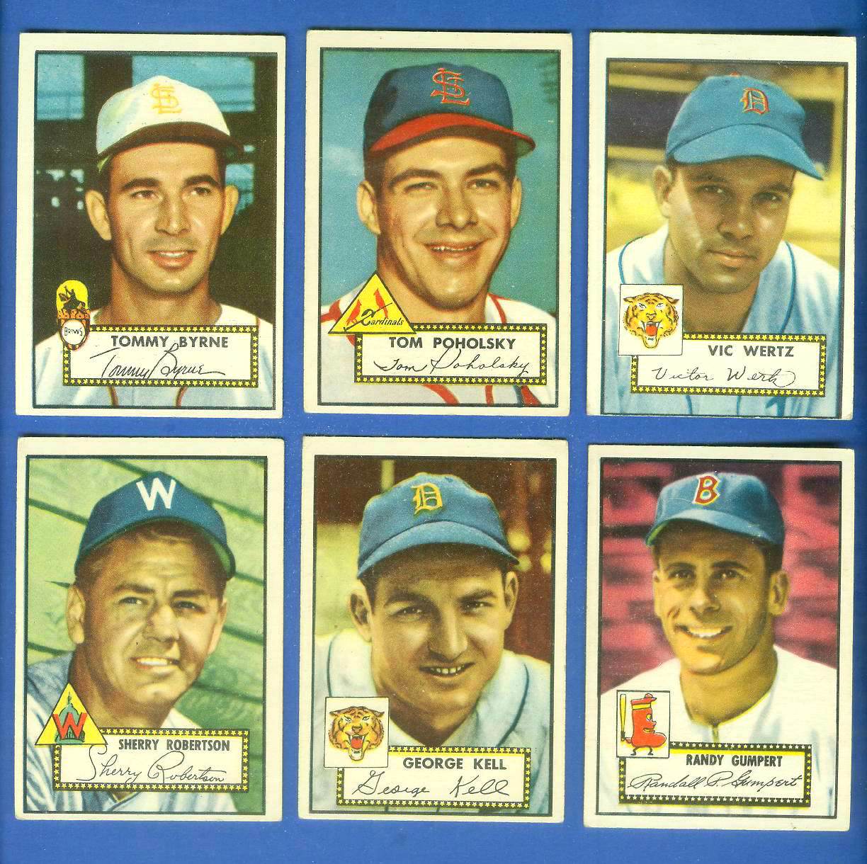 1952 Topps #245 Sherry Robertson (Senators) Baseball cards value