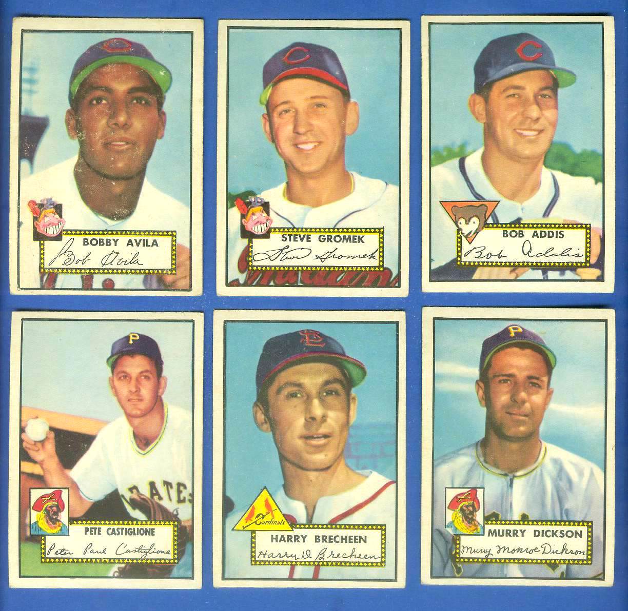 1952 Topps #257 Bobby Avila (Indians) Baseball cards value