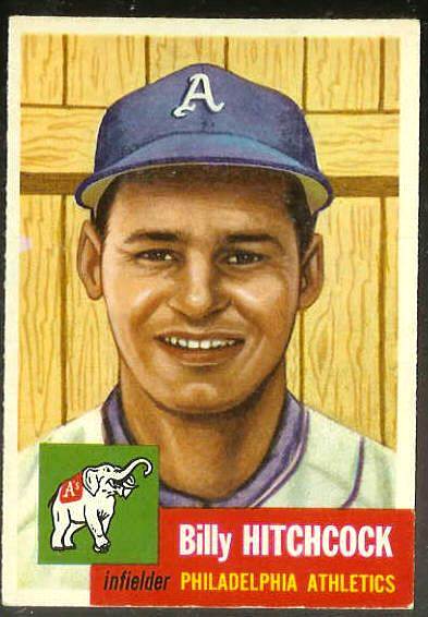 1953 Topps #.17 Billy Hitchcock (Philadelphia A's) Baseball cards
