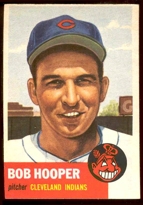 1953 Topps #.84 Bob Hooper (Indians) Baseball cards value