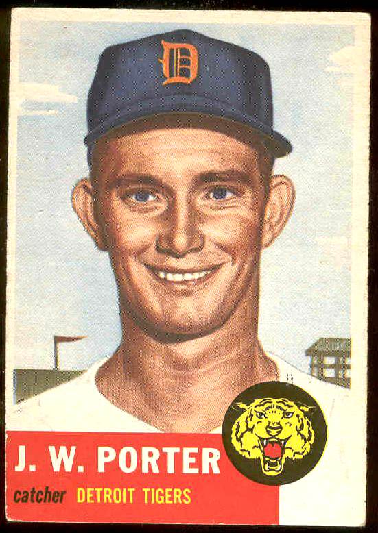 1953 Topps #211 J. W. Porter (Tigers) Baseball cards value