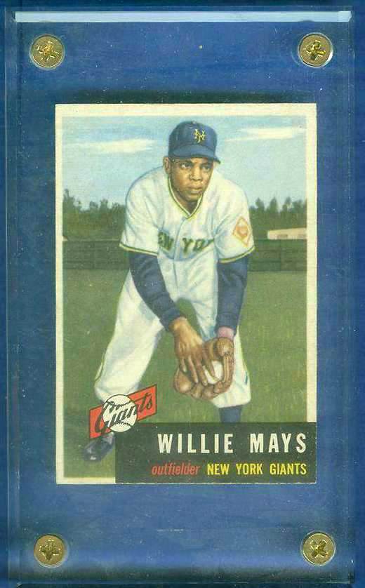 1953 Topps #244 Willie Mays SCARCE HIGH #.[#a] (NY Giants) Baseball cards value
