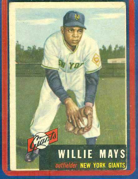 1953 Topps #244 Willie Mays SCARCE HIGH #.[#d] (NY Giants) Baseball cards value