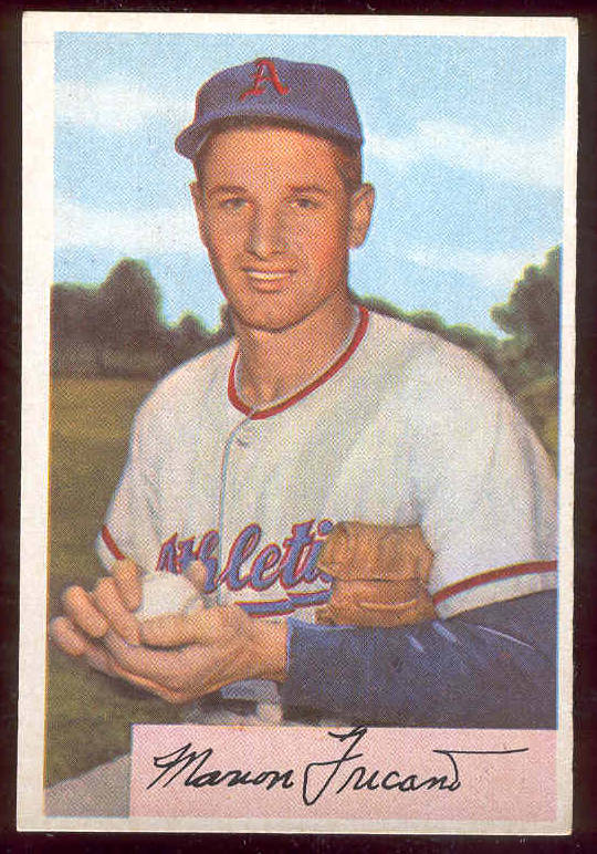 1954 Bowman #..3 Marion Fricano (Philadelphia A's) Baseball cards value