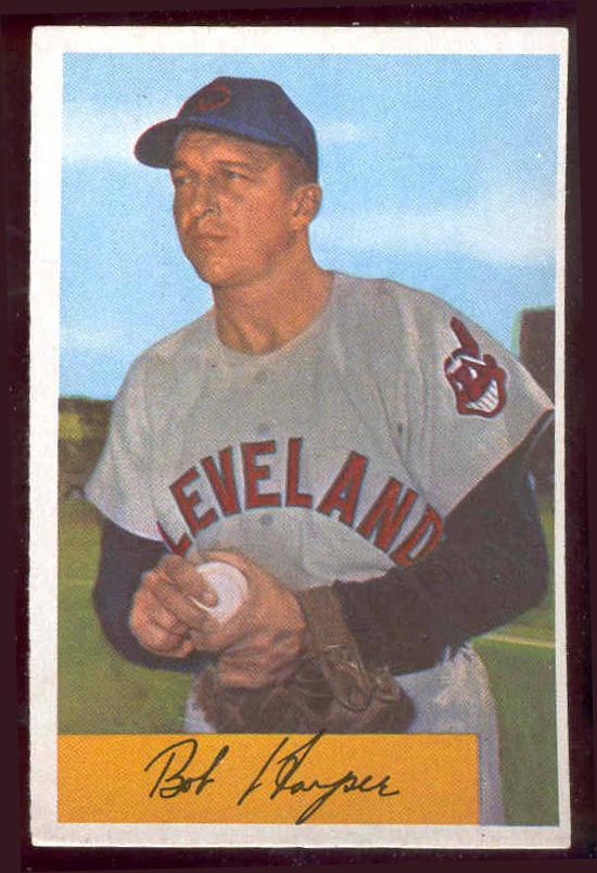 1954 Bowman #..4 Bob Hooper (Indians) Baseball cards value