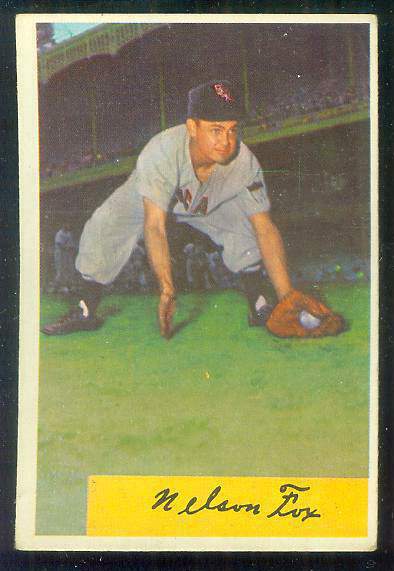 1954 Bowman #..6 Nelson Fox [#a] (White Sox) Baseball cards value