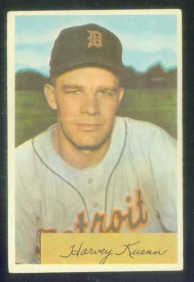 1954 Bowman #.23 Harvey Kuenn ROOKIE [#c] (Tigers) Baseball cards value