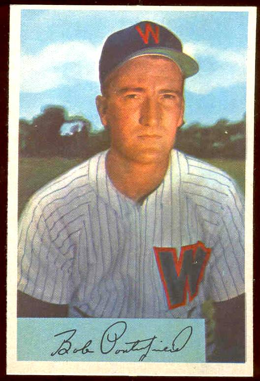 1954 Bowman #.24 Bob Porterfield (Senators) Baseball cards value